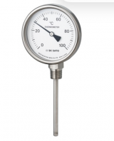 SK SATO No.2030-46  Bimetal Thermometer, 0 to 100��C, 200 mm Stem  BM-S-90S