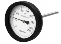 SK SATO No.2080-56  Bimetal Thermometer, 0 to 150��C, 150 mm Stem BM-T-100P