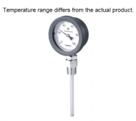 SK SATO No.2109-00  Bimetal Thermometer, 0 to 200��C, 150 mm Stem BM-S-75P