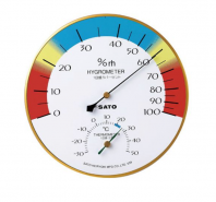 SK SATO No.1412-00  Hygrothermometer Melody