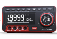 ZOYI ZT-5566 19999 Counts Desktop 5-in-1 Digital Multimeter + Regular Temperature + Clock + Alarm Clock + Bluetooth Speaker