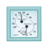 SK SATO No.1006-10  - Discontinued - Thermohygrometer Mini (Green)