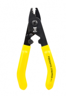 SaivXian Optical fiber stripper Three mouthed eight forceps (yellow handle)