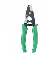 SaivXian Optical fiber stripper Three mouthed eight forceps (green handle)