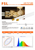 FSL T8 15W LED Tube - 6500K