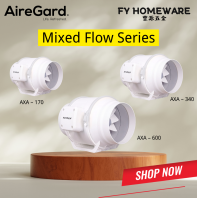AireGard AXA 600/ AXA 340/ AXA 170 Powerful Mixed Flow Series