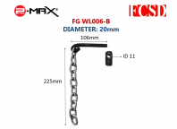 WL-006-B Lorry Wooden Body Door Lock Pin with Chain