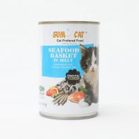 SUMO CAT 400G -SEAFOOD BASKET IN JELLY
