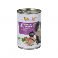 SUMO CAT 400G -SARDINE & MACKEREL IN JELLY