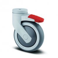 5377PJP125P30-13 -Swivel castor with total lock