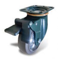 383/TPG/_P GREY THERMOPLASTIC RUBBER WHEEL