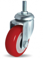 271/URY/_T07 (BSW 1/2") - RED POLYURETHANE WHEEL