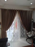 EYELET BLACKOUT CURTAIN 100%