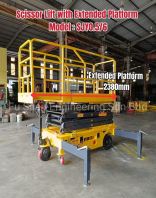 FUSHEN  Mobile Scissor With Extended Platform Model: SJY0.5-6m