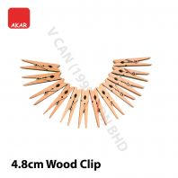 Wood Clips 4.8cm (12 pcs/pck)