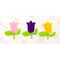 (ReadyStock) Felt Flower kraftangan decor (10 pcs)