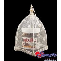 (ReadyStock)White Pop Up Food Cover Portable (S)