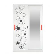 4 FT WATER RESISTANT WARDROBE PRINTED STEEL CABINET THK 0.7mm