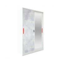 4 FT WATER RESISTANT WARDROBE PRINTED STEEL CABINET THK 0.7mm