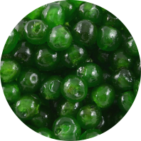 GREEN GLACE CHERRIES 1 KG