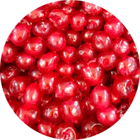 RED GLACE CHERRIES 1 KG