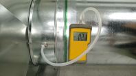 kitchen exhaust static pressure test