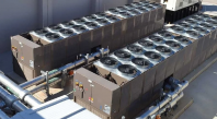 Data Center water-cooked chiller installation 