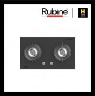 Rubine 2 Burner Build In Gas Hob (Glass) RGH-VERRA2B-SK