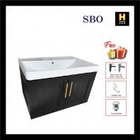 SBO 600mm Top Mount Basin Cabinet -Black SBO60BCT311-BK
