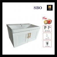 SBO 800mm Top Mount Basin Cabinet -White SBO80BCT312-WH