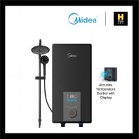 Midea Instant Water Heater With Rain Shower & Tap Set (DC Inverter Pump) MWH-4555EMBPMY(B)BRS