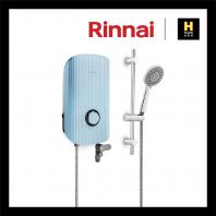 Rinnai Sen Electric Water Heater DC Pump - Hand Shower REI-E380DP-C-BL (Sky Blue)