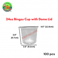 24oz Bingsu cup With Dome Lid