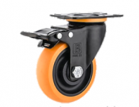 brake top plate castor