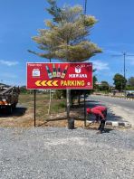 RETAIL SHOP PARKING SIGNAGE INSTALLATION SERVICE AT KEMAMAN KUALA TERENGGANU MALAYSIA 