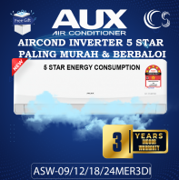 AUX NEW 5 STAR INVERTER AIRCOND ASW_MER3DI MODEL