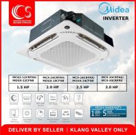 Midea Ceiling Cassette Inverter 1.5HP till 3.0HP MCX-CRFNX Air Conditioner