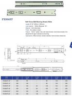FX3045T Drawer Slide with Soft Closing