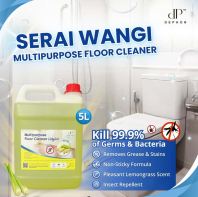 5 Liter Multipurpose Floor Cleaner Lemongrass Serai Wangi Floor Cleaner Toilet Bowl Cleaner