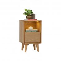 YARA BEDSIDE TABLE WITH 1 DRAWER LED LIGHT 102