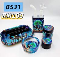 SHISHA BONG/GLASS BONG/WATER PIPE/HOOKAH BONG/MALAYSIA BEST SELLER BS31 (BLUE)