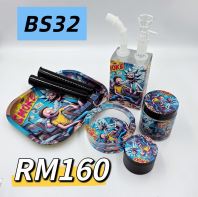 SHISHA BONG/GLASS BONG/WATER PIPE/HOOKAH BONG/MALAYSIA BEST SELLER BS32 (BLUE)