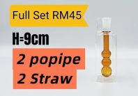 KB105 (GLASS BONG) FULL SET RM45 (2= Popipe) (2= Straw)
