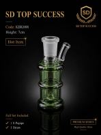KBK008 (GREEN) KICAP BONG (1SET, 1PIPE, 1STRAW)