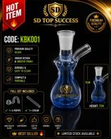 KBK001 (BLUE) KICAP BONG (1SET, 2PIPE, 2STRAW)