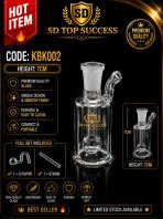 KBK002 (TRANSPARENT) KICAP BONG (1SET, 2PIPE, 2STRAW)