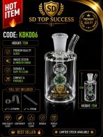 KBK006 (GRREN) KICAP BONG (1SET, 2PIPE, 2STRAW)