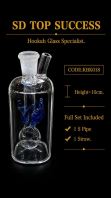 KBK018 (BLUE) KICAP BONG (1SET, 1PIPE, 1STRAW)