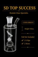 KBK019 (WHITE) KICAP BONG (1SET, 2PIPE, 2STRAW)