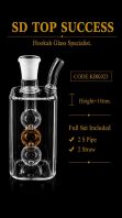 KBK023 (ORANGE) KICAP BONG (1SET, 2PIPE, 2STRAW)